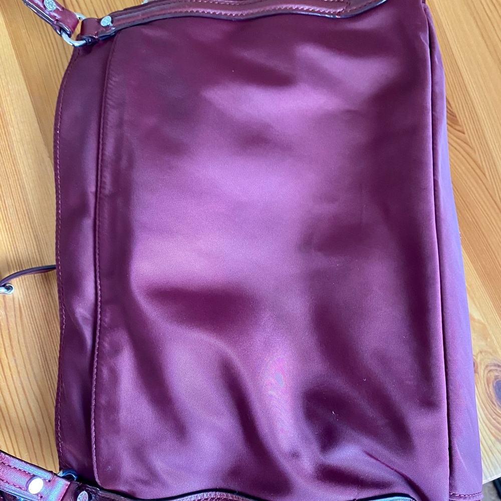 MZ Wallace Maroon Toni. Used. Silver. Loved - Picture 5 of 15